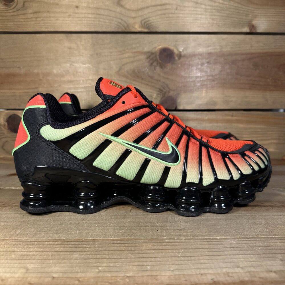 NEW Mens Size 12.5 - Nike Shox TL “Chili Pepper” Multi-Color Sneakers AV3595-601